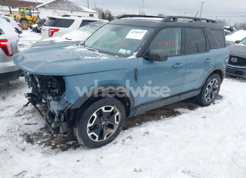 Photo 2 of 2022 Ford Bronco SPORT OUTER BANKS (VIN 3FMCR9C66NRD39145)