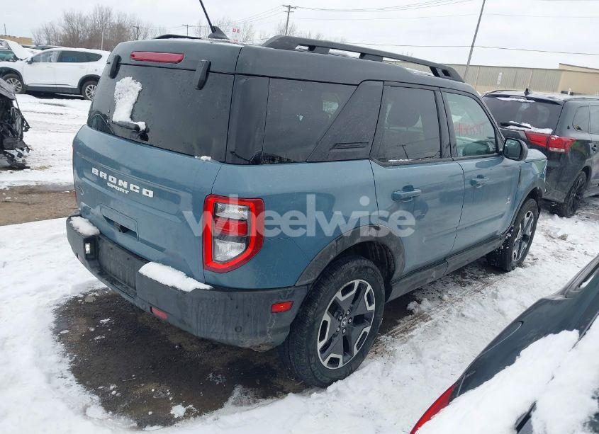 Photo 4 of 2022 Ford Bronco SPORT OUTER BANKS (VIN 3FMCR9C66NRD39145)