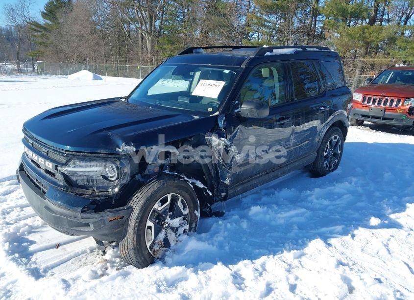 Photo 2 of 2021 Ford Bronco SPORT OUTER BANKS (VIN 3FMCR9C67MRA49401)