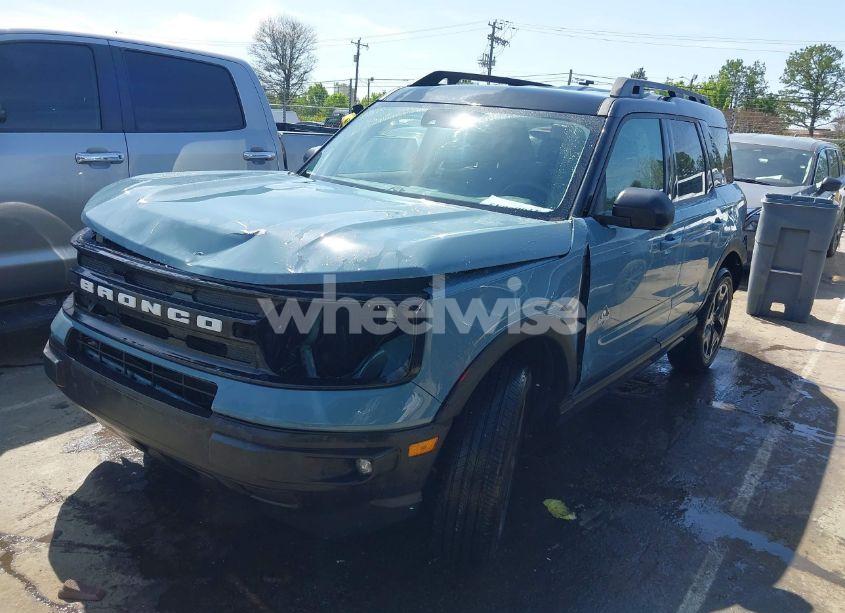 Photo 2 of 2023 Ford Bronco SPORT OUTER BANKS (VIN 3FMCR9C67PRD00504)