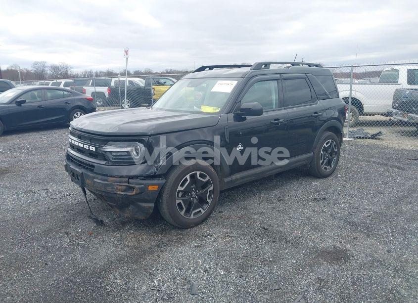 Photo 2 of 2022 Ford Bronco SPORT OUTER BANKS (VIN 3FMCR9C68NRE23161)