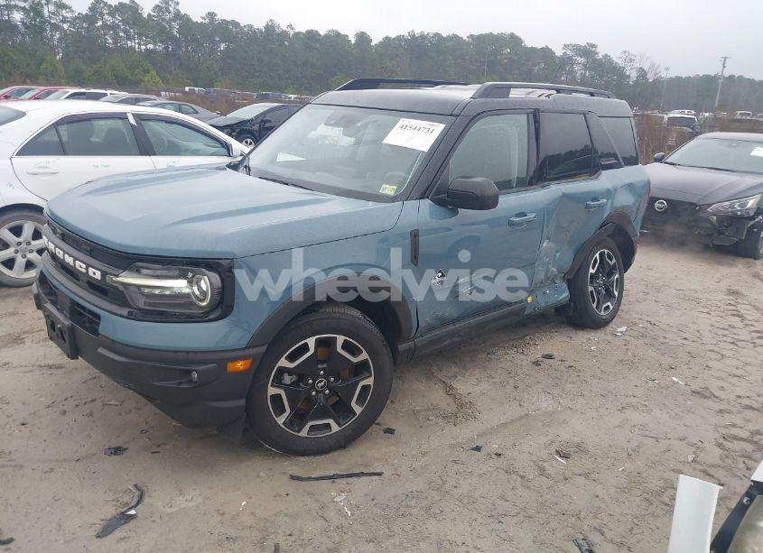 Photo 2 of 2021 Ford Bronco SPORT OUTER BANKS (VIN 3FMCR9C69MRB17116)
