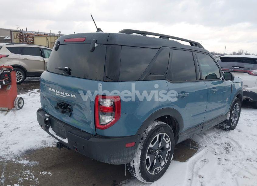 Photo 4 of 2022 Ford Bronco SPORT OUTER BANKS (VIN 3FMCR9C6XNRD71189)