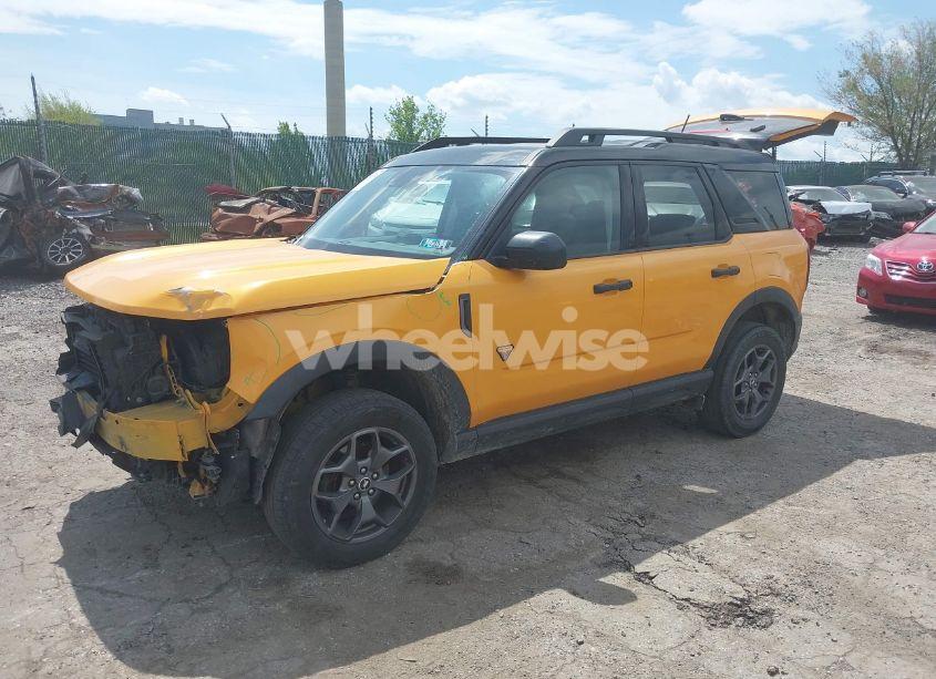 Photo 2 of 2021 Ford Bronco SPORT BADLANDS (VIN 3FMCR9D90MRA33940)