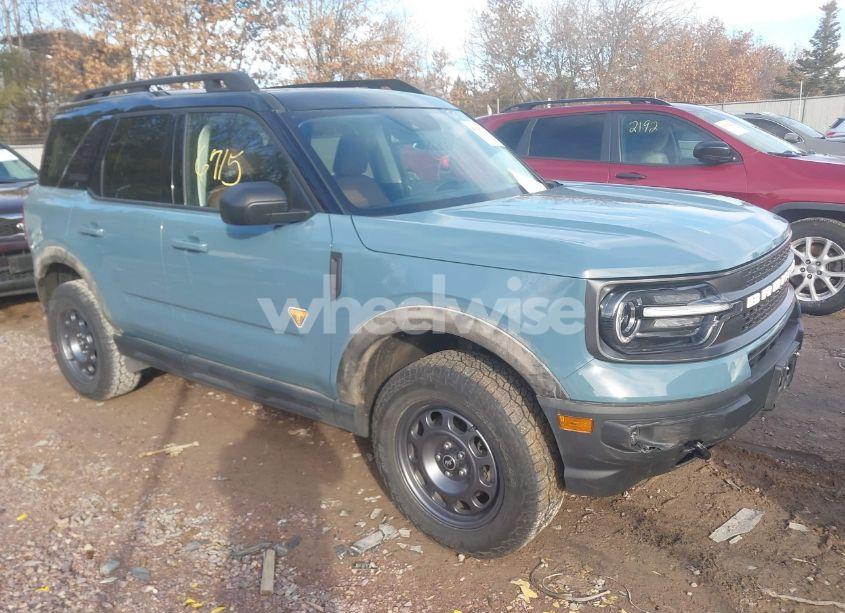 2021 Ford Bronco SPORT BADLANDS (VIN 3FMCR9D90MRA86962) main photo
