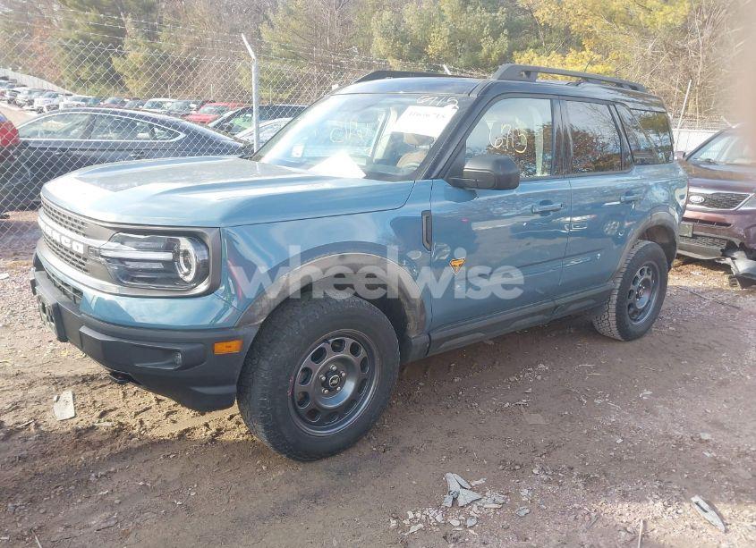 Photo 2 of 2021 Ford Bronco SPORT BADLANDS (VIN 3FMCR9D90MRA86962)