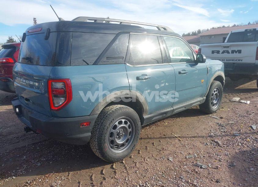 Photo 4 of 2021 Ford Bronco SPORT BADLANDS (VIN 3FMCR9D90MRA86962)