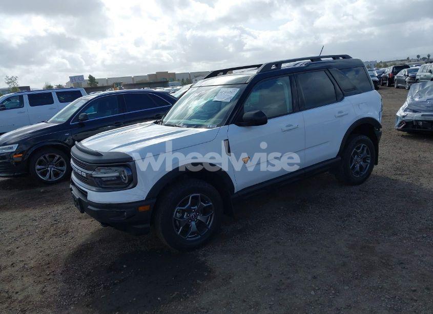 Photo 2 of 2023 Ford Bronco SPORT BADLANDS (VIN 3FMCR9D90PRD99157)