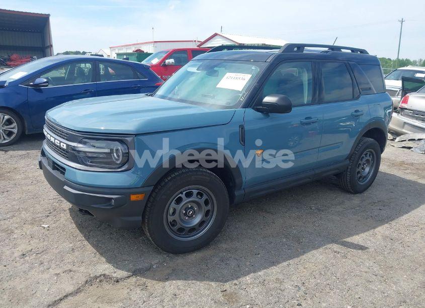 Photo 2 of 2021 Ford Bronco SPORT BADLANDS (VIN 3FMCR9D91MRA02390)