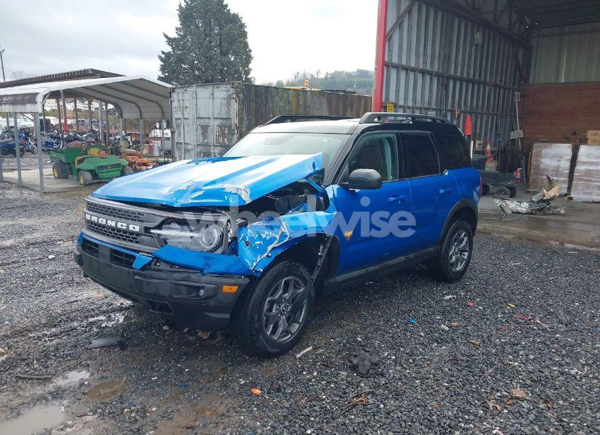 Photo 2 of 2022 Ford Bronco SPORT BADLANDS (VIN 3FMCR9D91NRD62809)