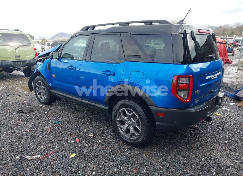 Photo 3 of 2022 Ford Bronco SPORT BADLANDS (VIN 3FMCR9D91NRD62809)