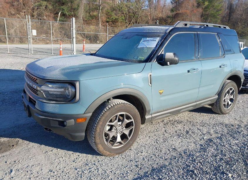 Photo 2 of 2021 Ford Bronco SPORT BADLANDS (VIN 3FMCR9D93MRA40753)