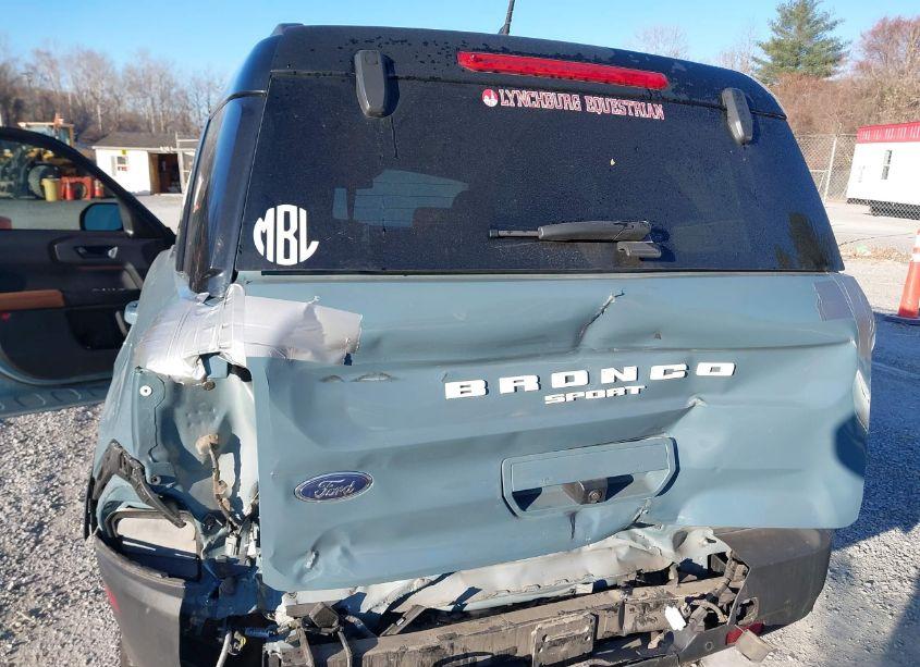 Photo 6 of 2021 Ford Bronco SPORT BADLANDS (VIN 3FMCR9D93MRA40753)