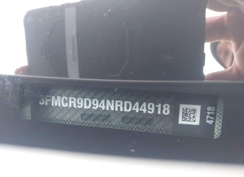 Photo 9 of 2022 Ford Bronco SPORT BADLANDS (VIN 3FMCR9D94NRD44918)