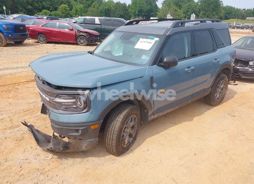 Photo 2 of 2021 Ford Bronco SPORT BADLANDS (VIN 3FMCR9D96MRA07021)