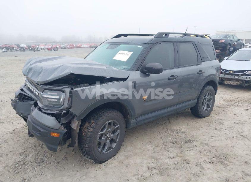Photo 2 of 2021 Ford Bronco SPORT BADLANDS (VIN 3FMCR9D96MRA59619)