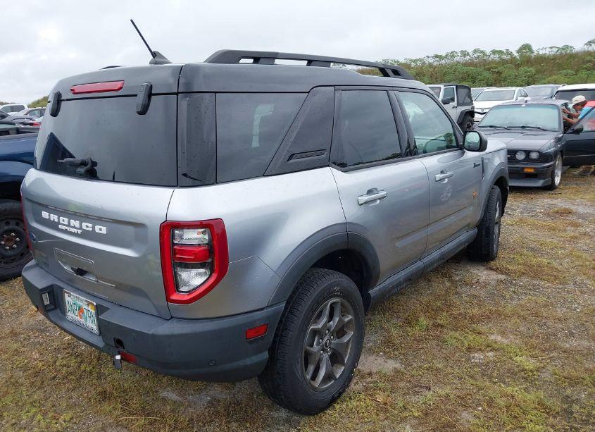 Photo 4 of 2021 Ford Bronco SPORT BADLANDS (VIN 3FMCR9D97MRA07870)