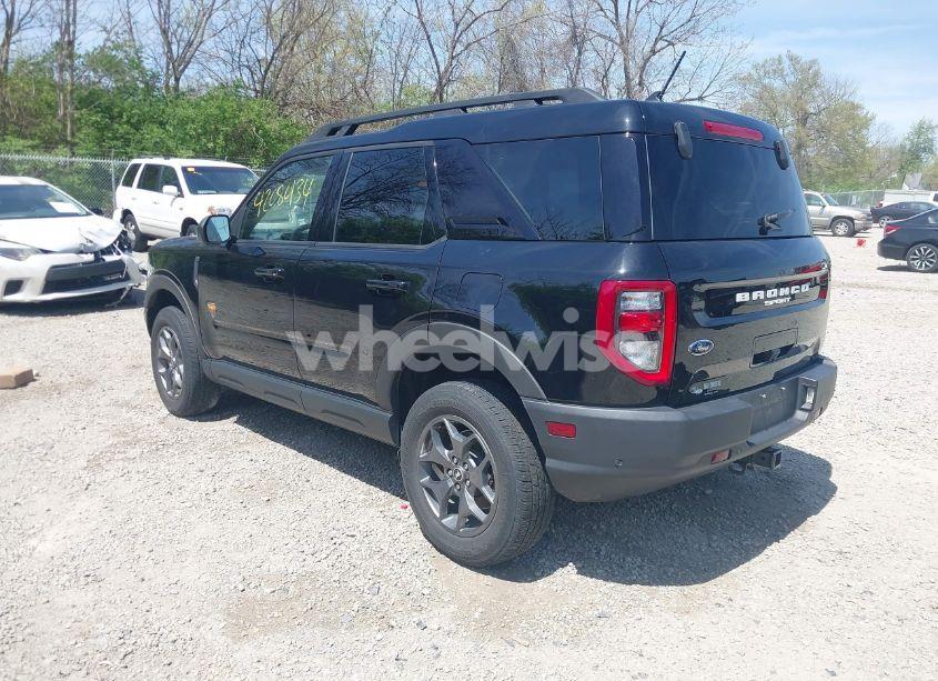 Photo 3 of 2021 Ford Bronco SPORT BADLANDS (VIN 3FMCR9D98MRA67396)