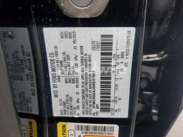 Photo 11 of 2025 FORD BRONCO SPORT BADLANDS (VIN 3FMCR9DA3SRE57863)