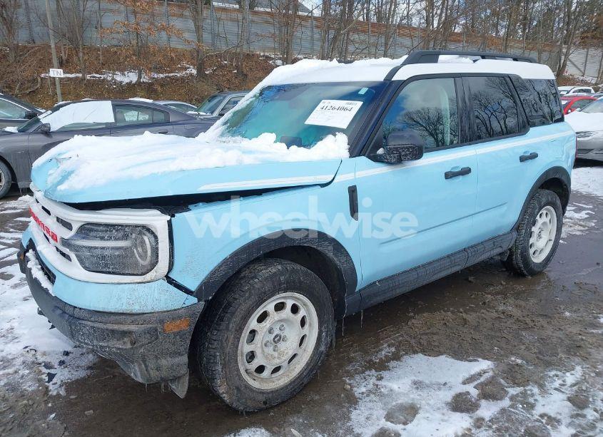 Photo 2 of 2023 Ford Bronco SPORT HERITAGE (VIN 3FMCR9G63PRE08516)