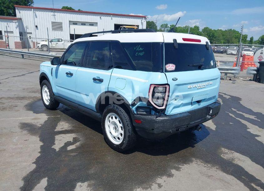 Photo 3 of 2023 Ford Bronco SPORT HERITAGE (VIN 3FMCR9G63PRE21640)