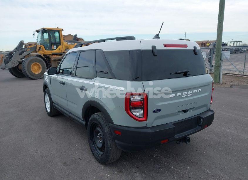 Photo 3 of 2023 Ford Bronco SPORT HERITAGE (VIN 3FMCR9G66PRD83885)