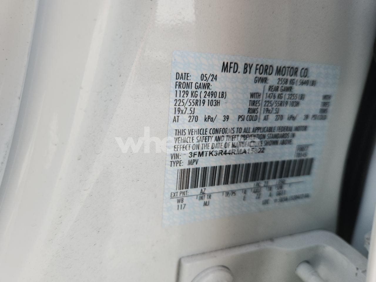 Photo 12 of 2024 FORD MUSTANG MACH-E PREMIUM N/A (VIN 3FMTK3R44RMA15802)