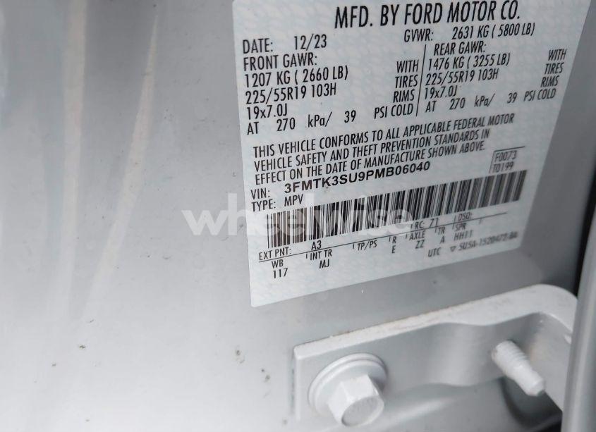 Photo 9 of 2023 Ford Mustang MACH-E PREMIUM (VIN 3FMTK3SU9PMB06040)