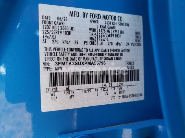 Photo 10 of 2023 FORD MUSTANG MACH-E PREMIUM N/A (VIN 3FMTK3SUXPMA56796)