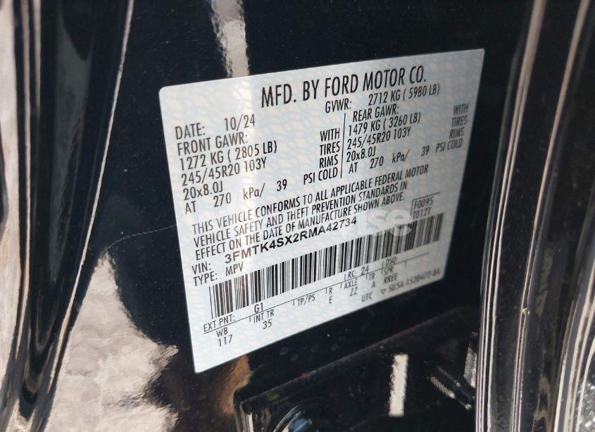 Photo 9 of 2024 Ford Mustang MACH-E GT (VIN 3FMTK4SX2RMA42734)