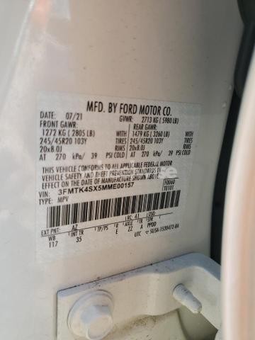 Photo 12 of 2021 FORD MUSTANG MACH-E GT N/A (VIN 3FMTK4SX5MME00157)