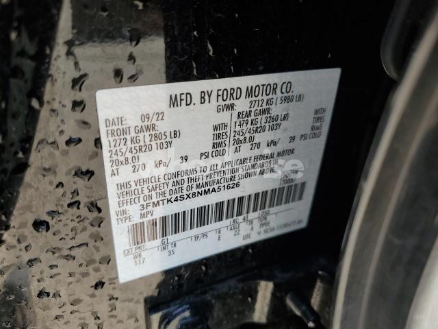 Photo 4 of 2022 FORD MUSTANG MACH-E GT N/A (VIN 3FMTK4SX8NMA51626)