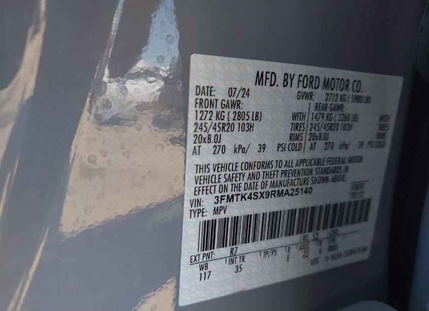 Photo 9 of 2024 Ford Mustang MACH-E GT (VIN 3FMTK4SX9RMA25140)