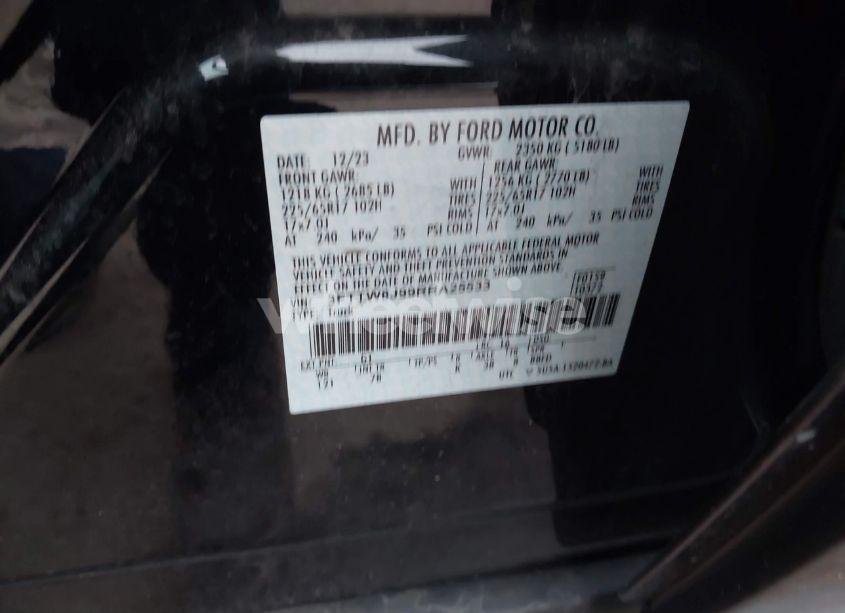 Photo 9 of 2024 Ford Maverick XLT (VIN 3FTTW8J99RRA25533)