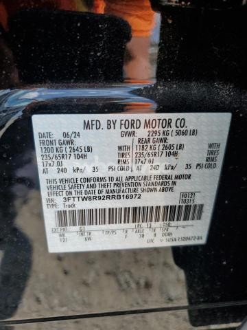 2024 FORD MAVERICK LARIAT TREMOR N/A (VIN 3FTTW8R92RRB16972) main photo