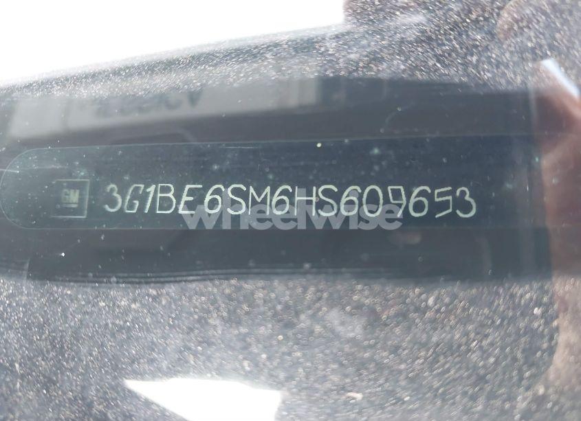 Photo 9 of 2017 Chevrolet Cruze LT AUTO (VIN 3G1BE6SM6HS609653)