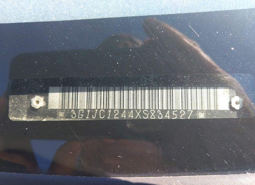 Photo 9 of 1999 Chevrolet Cavalier (VIN 3G1JC1244XS834527)