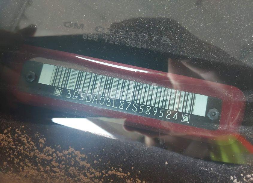 Photo 9 of 2007 Buick Rendezvous CX (VIN 3G5DA03L87S589524)