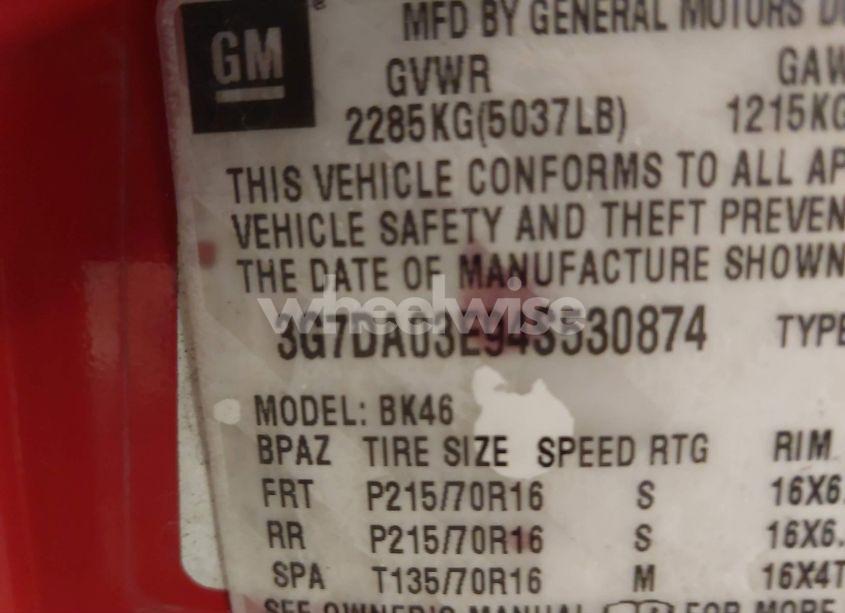 Photo 9 of 2004 Pontiac Aztek (VIN 3G7DA03E94S530874)