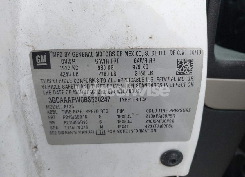 Photo 9 of 2011 Chevrolet Hhr PANEL LS (VIN 3GCAAAFW0BS550247)