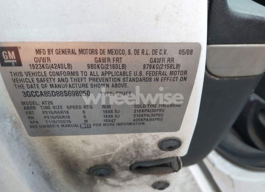 Photo 9 of 2008 Chevrolet Hhr PANEL LS (VIN 3GCCA85D88S698950)