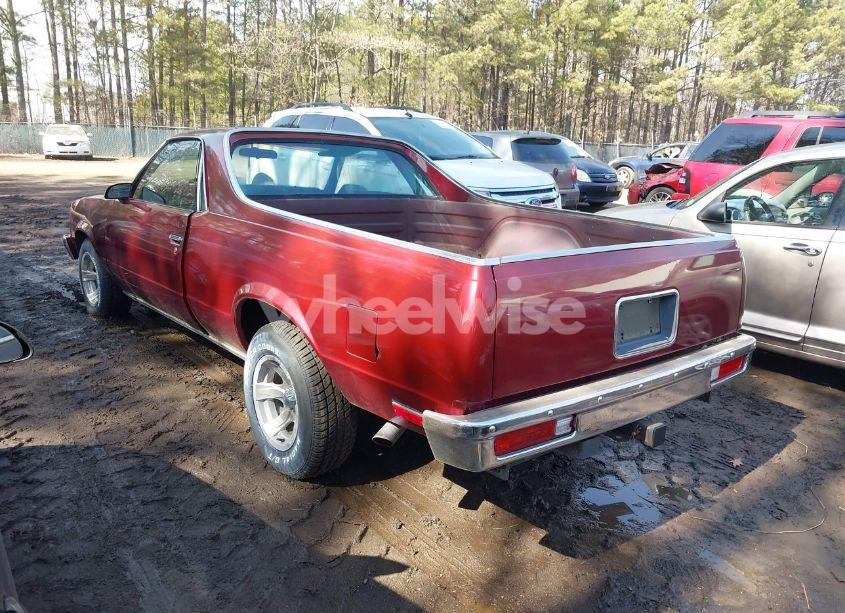Photo 3 of 1987 Chevrolet El CAMINO (VIN 3GCCW80H8HS904151)