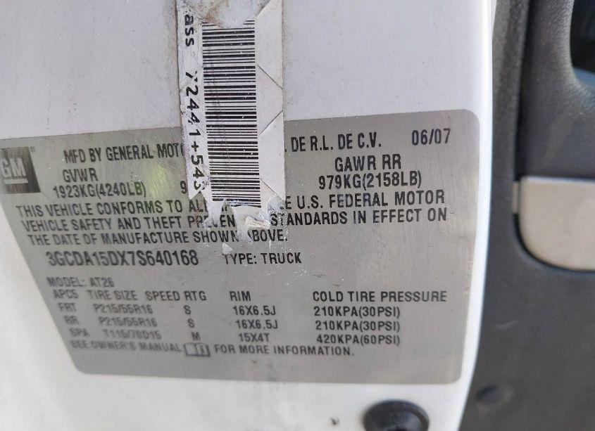 Photo 9 of 2007 Chevrolet Hhr PANEL LS (VIN 3GCDA15DX7S640168)