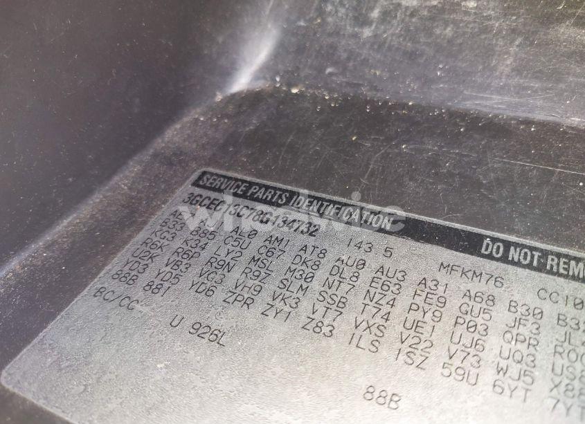 Photo 9 of 2008 Chevrolet Silverado 1500 LS (VIN 3GCEC13C78G134732)