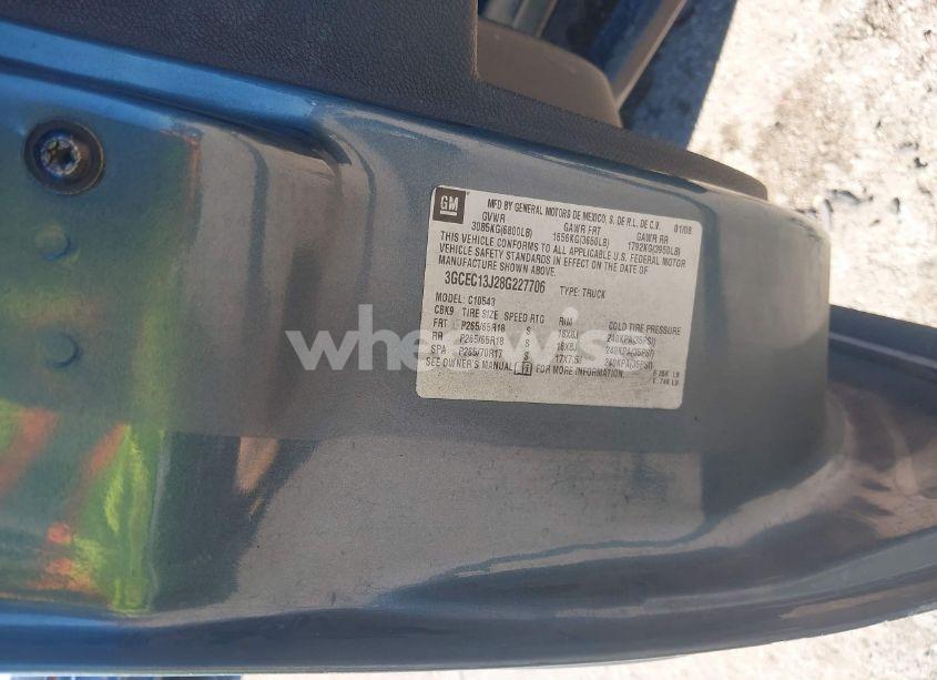 Photo 9 of 2008 Chevrolet Silverado 1500 LT2 (VIN 3GCEC13J28G227706)