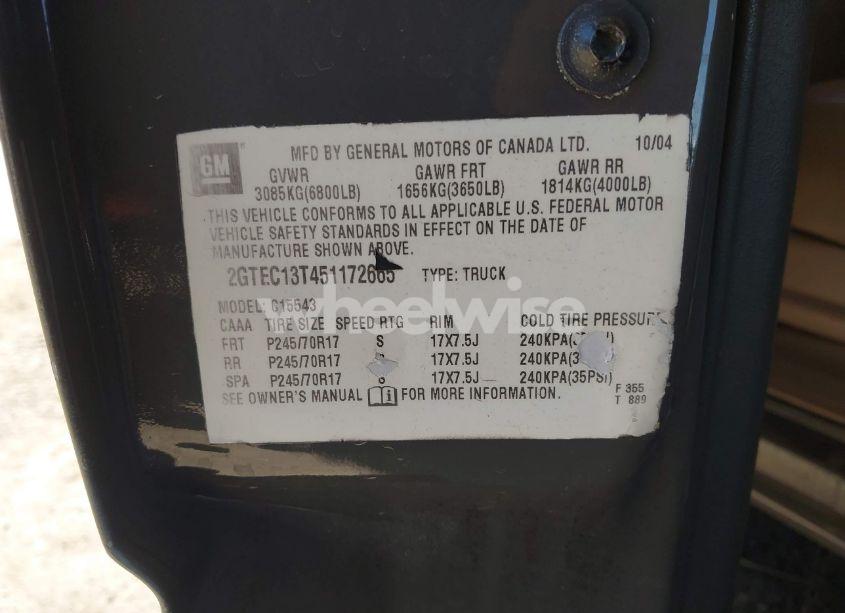 Photo 8 of 2006 Chevrolet Silverado 1500 LS (VIN 3GCEC14V96G182942)