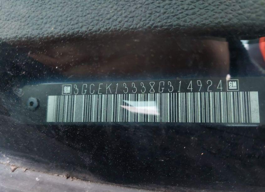 Photo 9 of 2008 Chevrolet Silverado 1500 LT1 (VIN 3GCEK13338G314924)