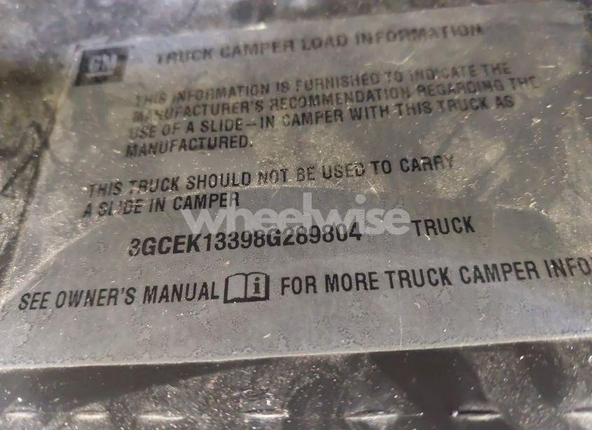 Photo 9 of 2008 Chevrolet Silverado 1500 LT1 (VIN 3GCEK13398G289804)