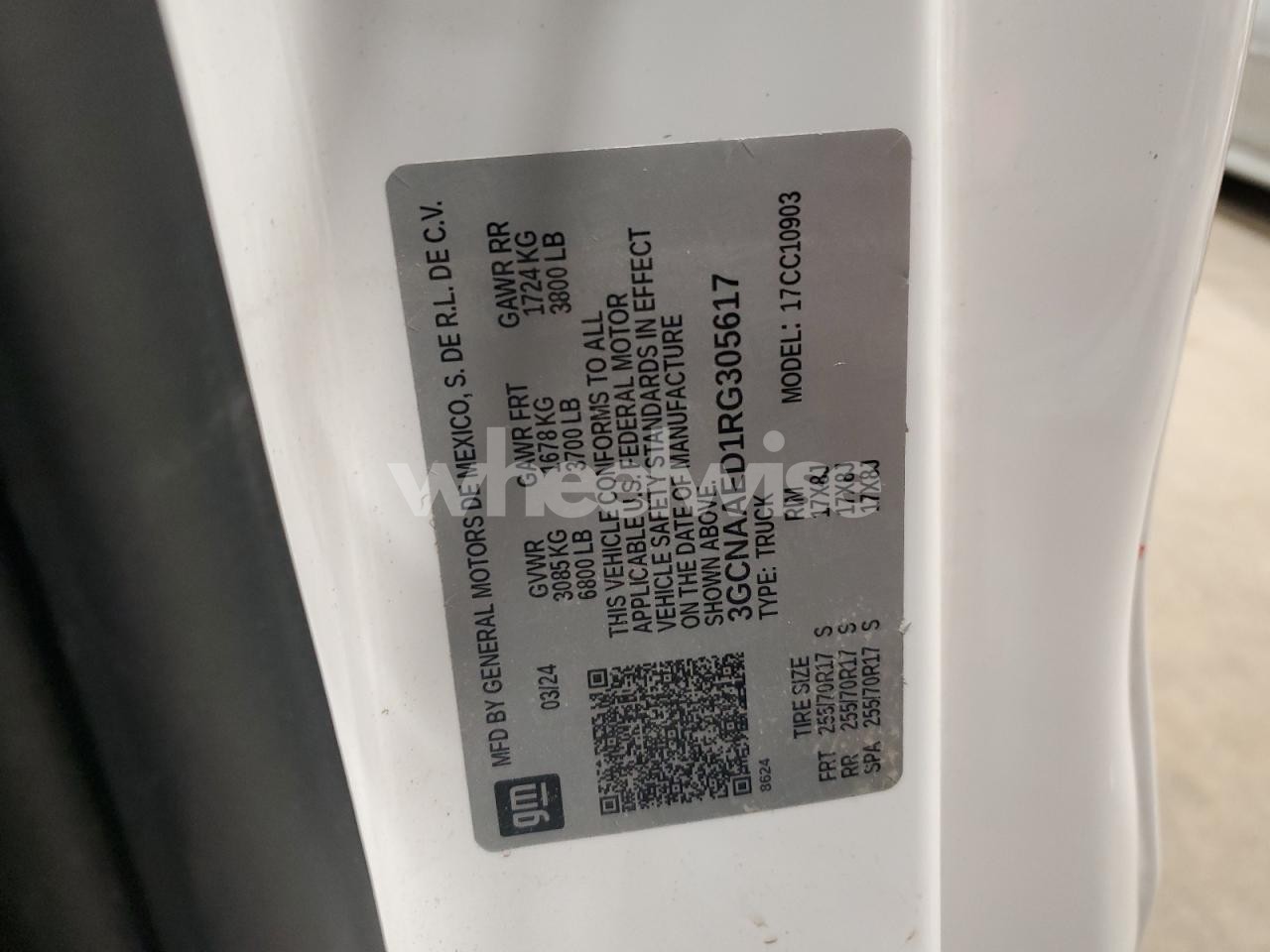 Photo 12 of 2024 CHEVROLET SILVERADO C1500 (VIN 3GCNAAED1RG305617)