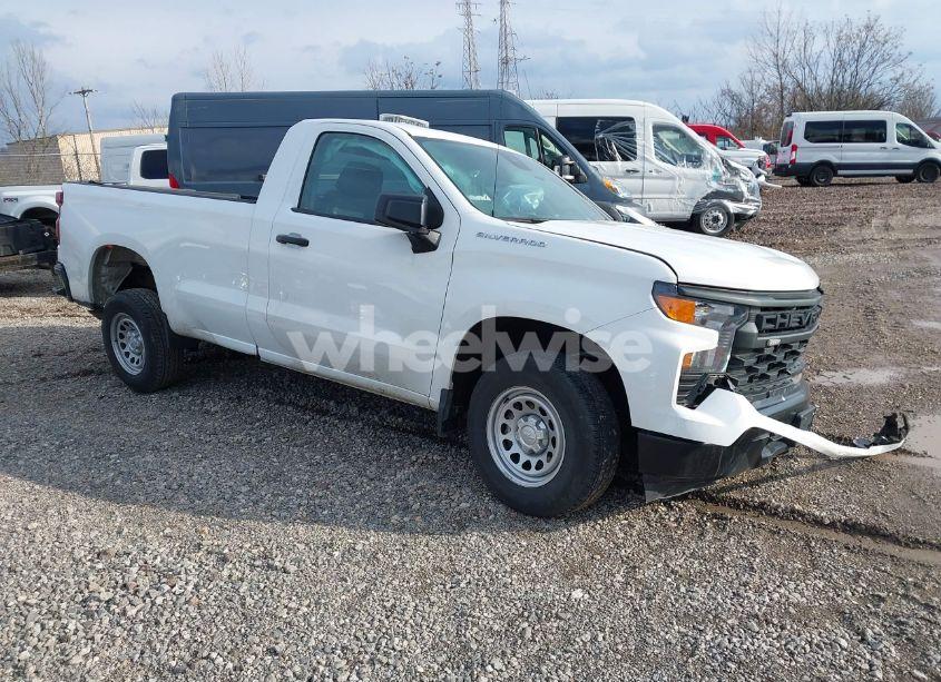2023 Chevrolet Silverado 1500 2WD LONG BED WT (VIN 3GCNAAEK4PG198381) main photo
